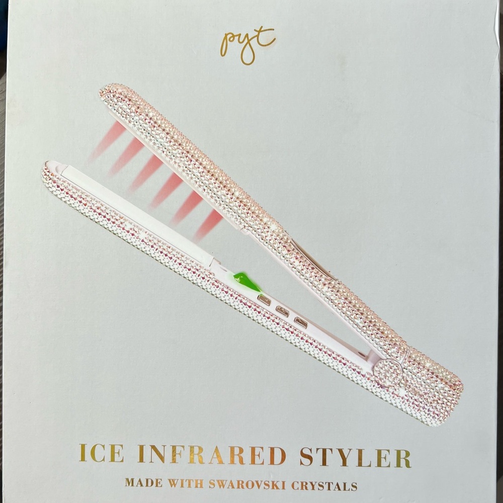 PYT Swarovski Crystal Infrared Hair Straightener